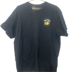 Paradise Skeleton Graphic T-Shirt X-Large Black 100% Cotton By Popular Poison